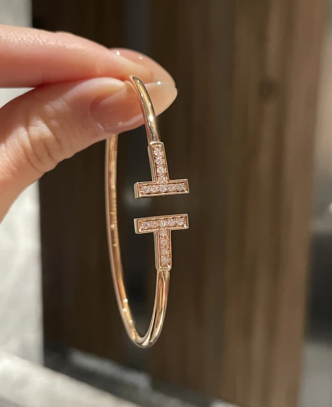 Tiffany & Co. T-Logo Bangle Bracelet